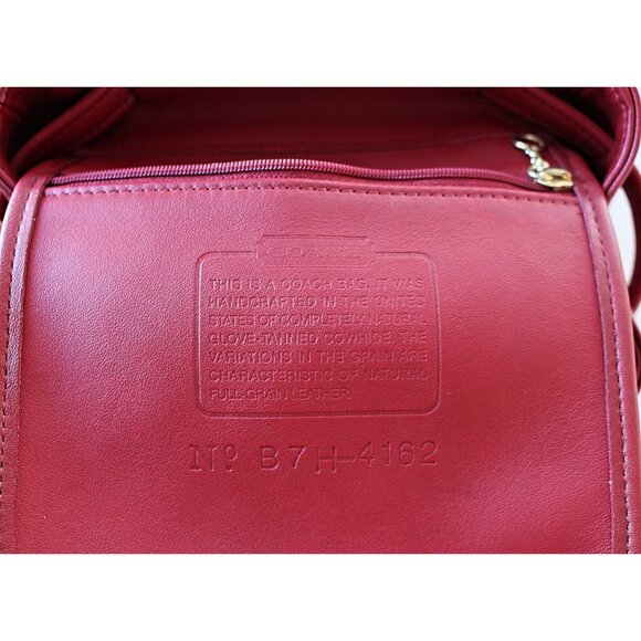 Coach Vintage - Cornelia Sling Backpack 4162 in Red - USA 1990s, EUC! - Picture 3 of 12